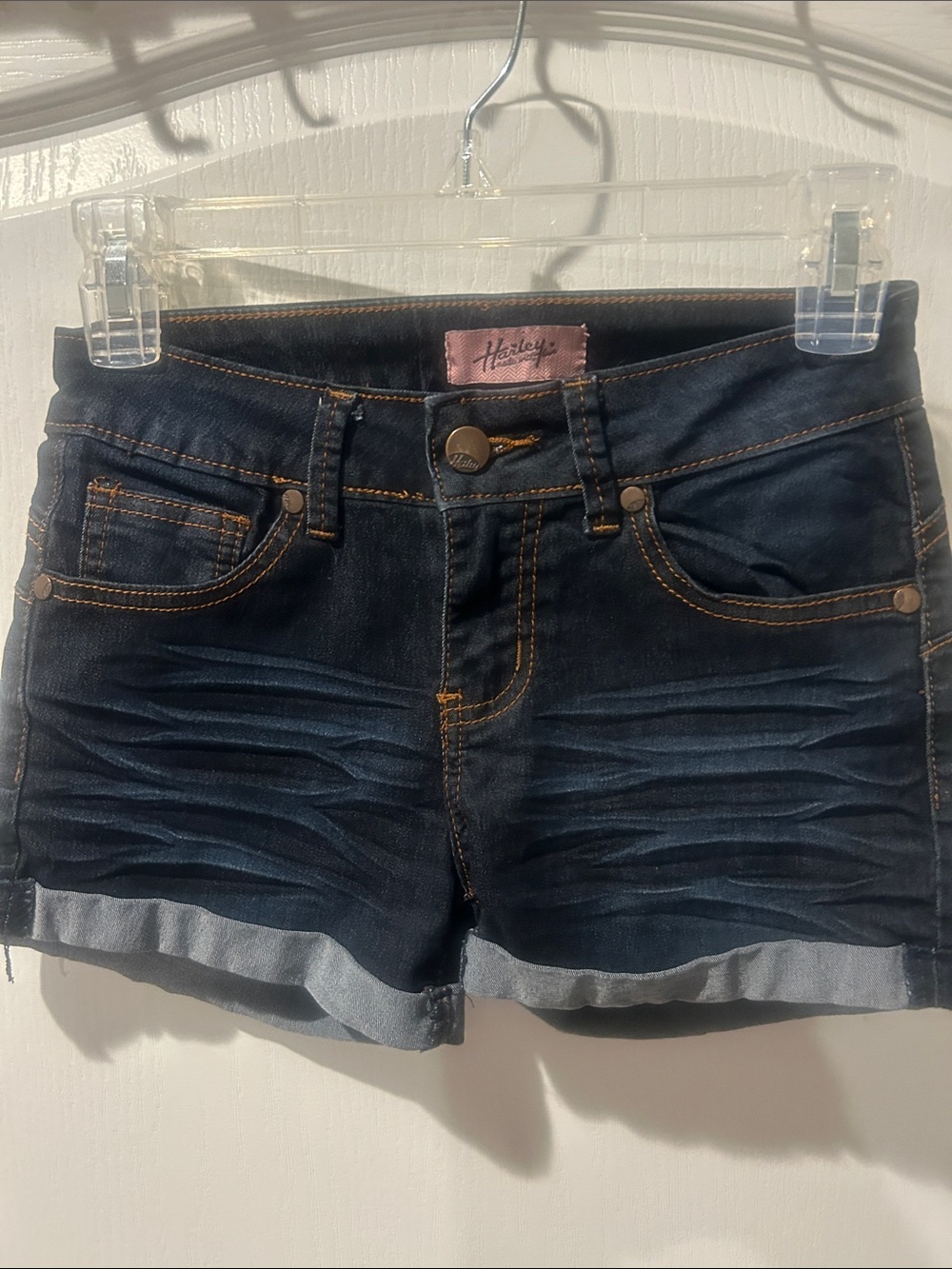 Harley-Davidson or Hailey made with love Dark Indigo  Denim Shorts size 0